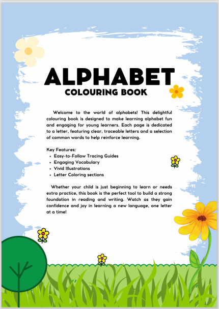 Alphabet Coloring book