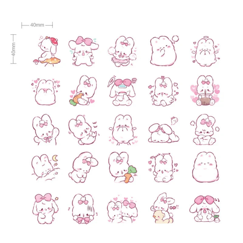 45 Pcs/pack Cute Stickers