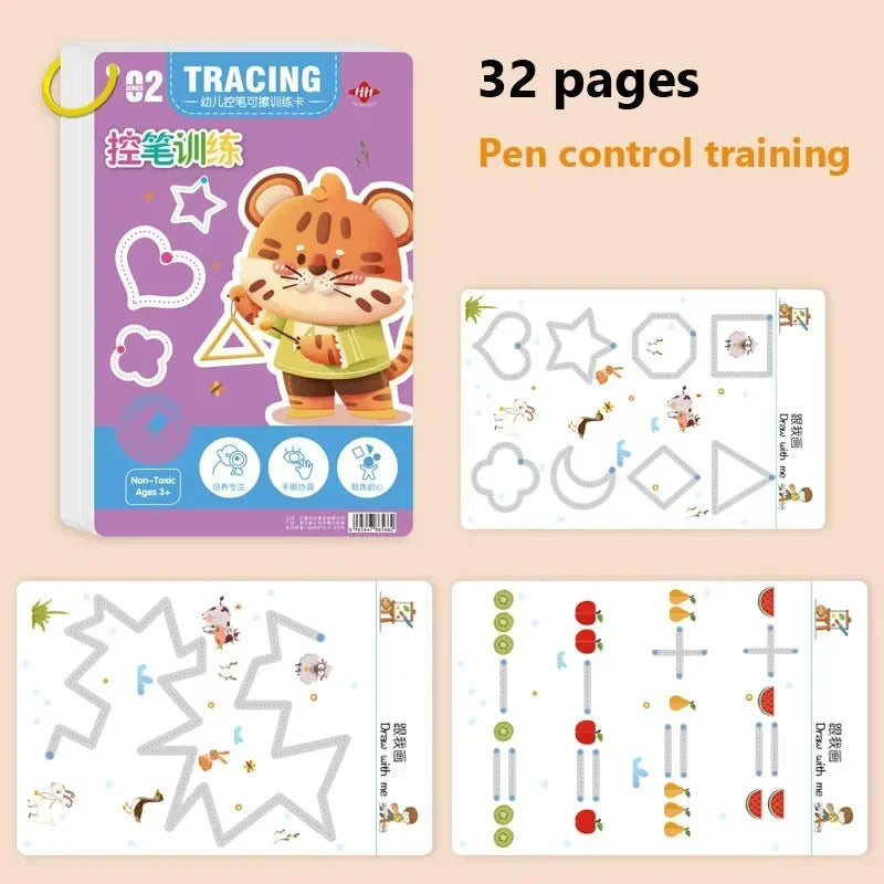 Magical Tracing Workbook Educational Montessori Books