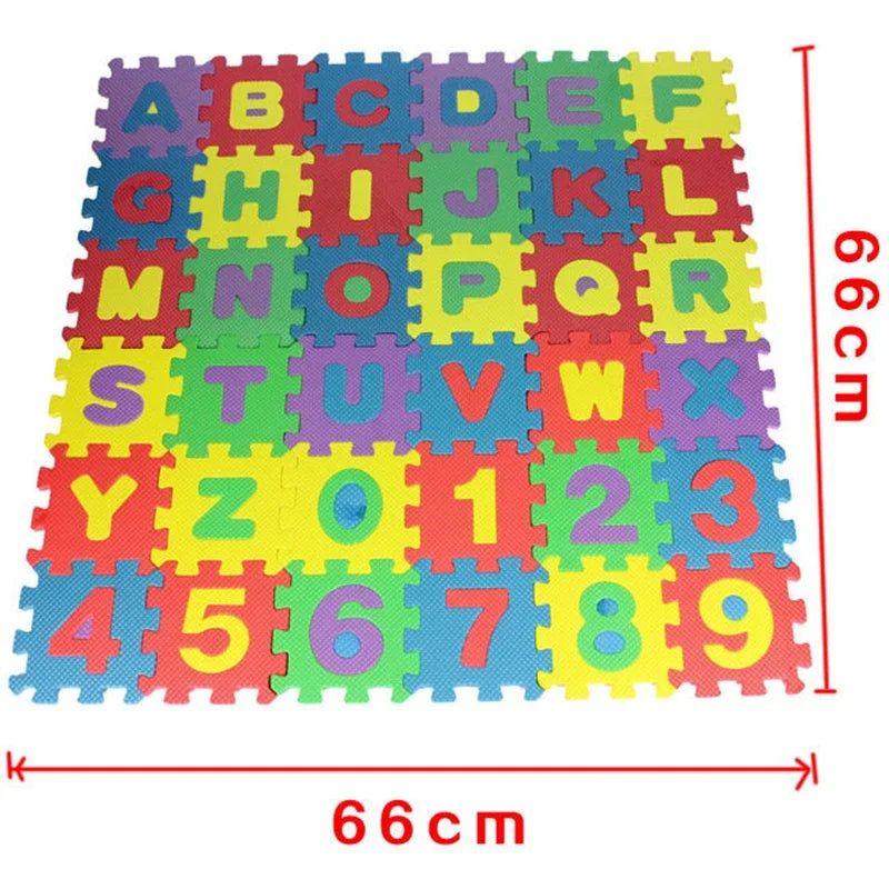 36 pcs Children mini Foam Alphabet Letter, 3D puzzle Kids Educational toys