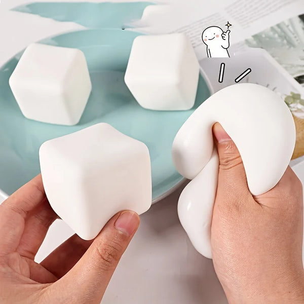 Squishy Tofu Stress Balls , Sensory Toys Stress & Anxiety .