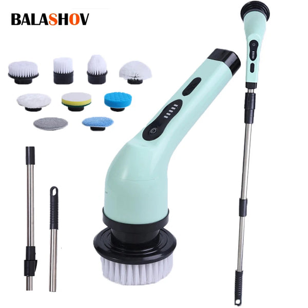 9-in-1 Electric Spin Cleaning Scrubber