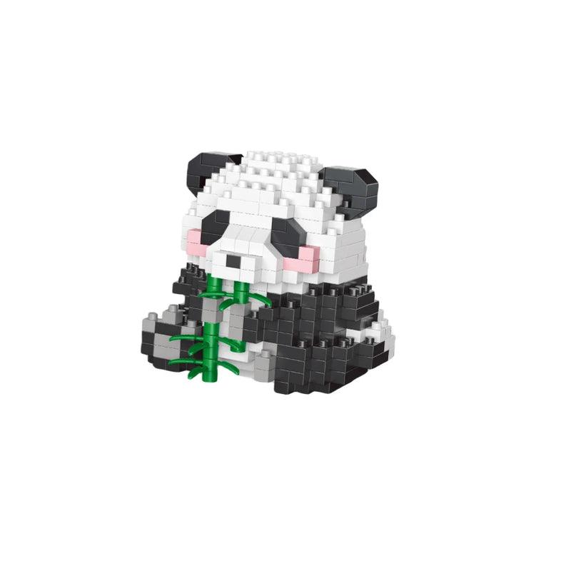 Panda-Shaped Building Blocks Toy Set