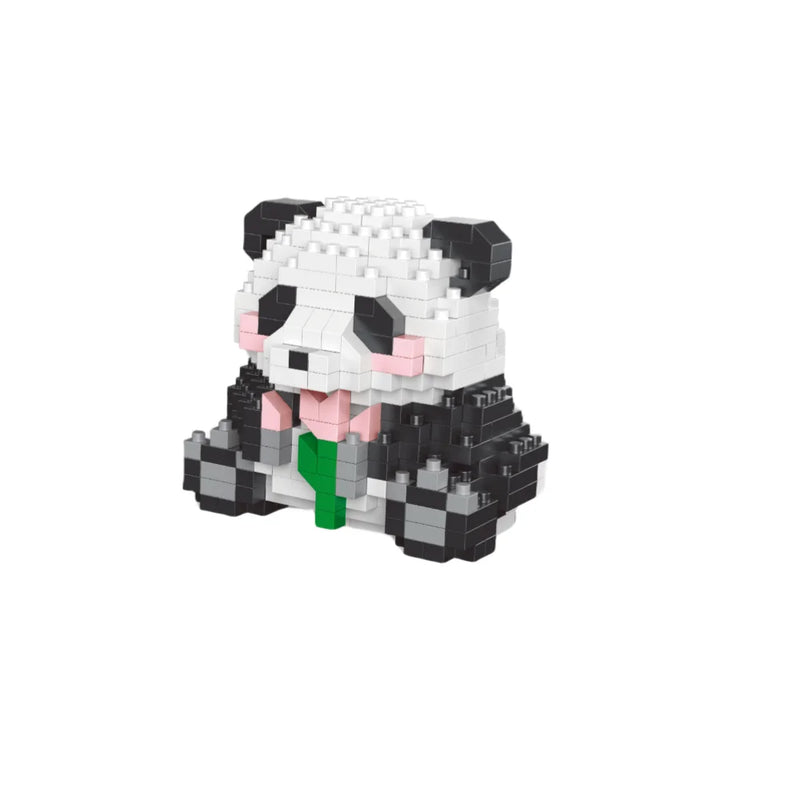 Panda-Shaped Building Blocks Toy Set